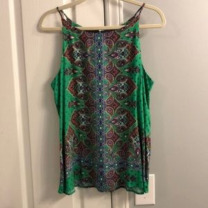 Renee C Green paisley tank